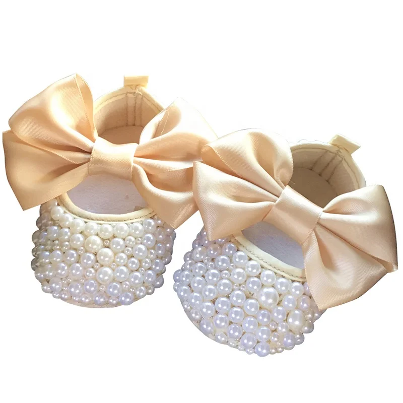 Fashion Branded Champagne Bowknot Toddler First Walker Crib Shoes Pearl Baby Girl Dress Shoes
Fashion Branded Champagne Bowknot Toddler First Walker Crib Shoes Pearl Baby Girl Dress Shoes