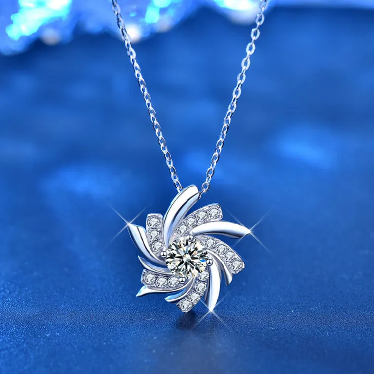 Silver 925 Original 5mm Diamond Test Past 0.5 Carat D Color Moissanite Pendant Necklace Round Brilliant Cut Big Gemstone Chain
Silver 925 Original 5mm Diamond Test Past 0.5 Carat D Color Moissanite Pendant Necklace Round Brilliant Cut Big Gemstone Chain