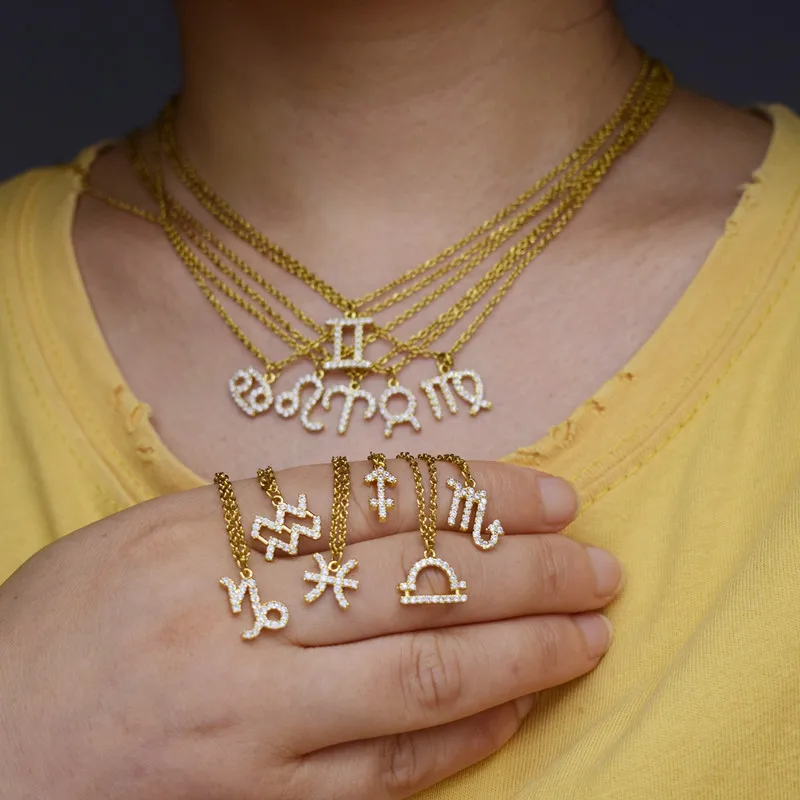 2020 New Design Stainless Steel Gold Plated Pendant Zodiac Sign Necklace Custom Name Plate Letter Zodiac Necklace, Picture
2020 New Design Stainless Steel Gold Plated Pendant Zodiac Sign Necklace Custom Name Plate Letter Zodiac Necklace, Picture