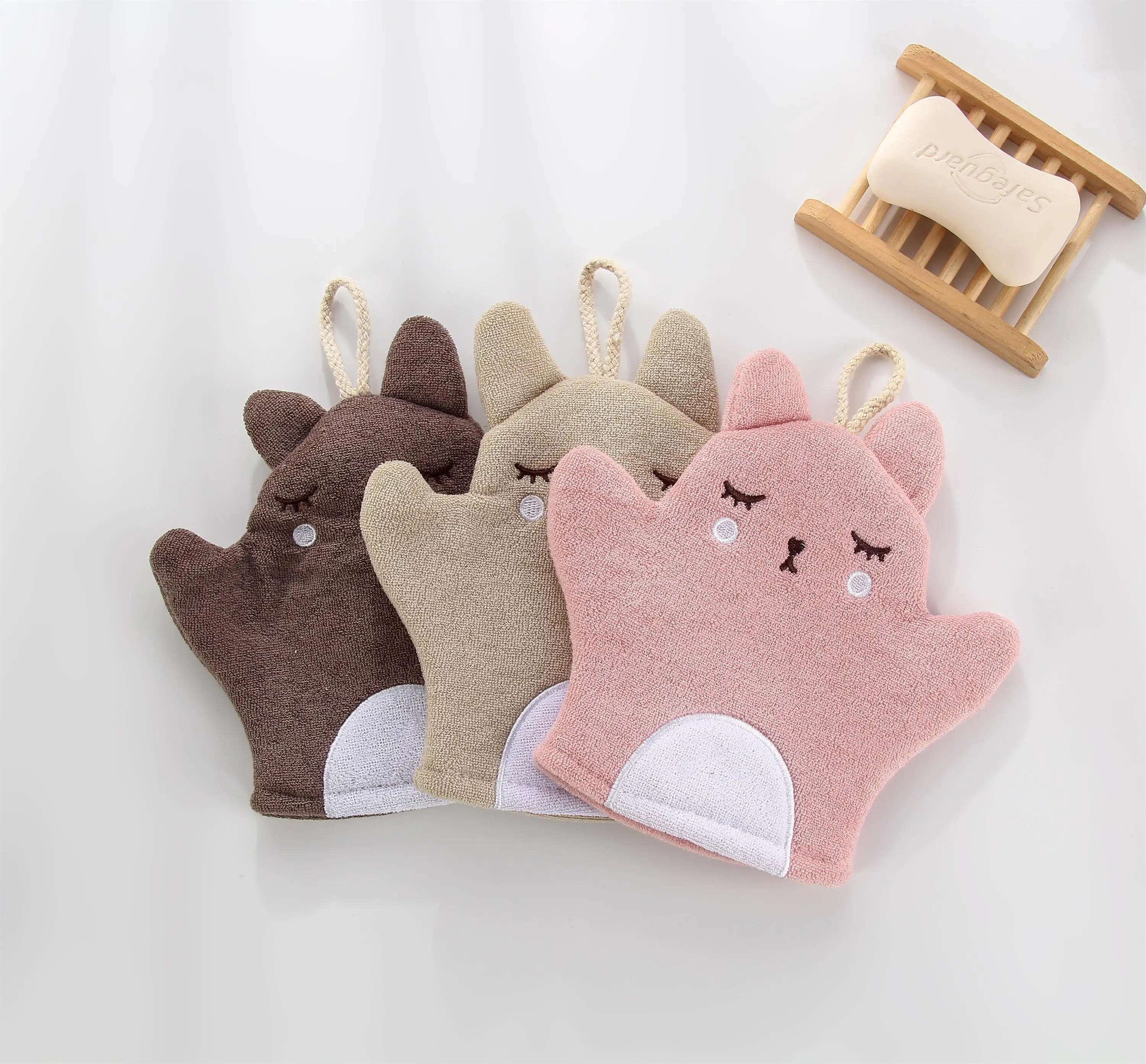 Multi Color Optional Children Bath Shower Glove Large Cute Rabbit Shape Bath Sponge Gloves For Kids, Customized color 
Multi Color Optional Children Bath Shower Glove Large Cute Rabbit Shape Bath Sponge Gloves For Kids, Customized color