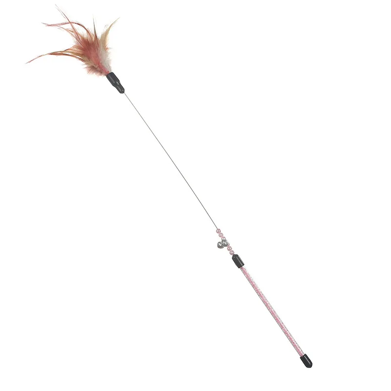 Hot Sale Steel Wire Gradient Color Feather Cat Teaser Wand Cat Feather Stick Toy, Blue, purple, pink, red, green
Hot Sale Steel Wire Gradient Color Feather Cat Teaser Wand Cat Feather Stick Toy, Blue, purple, pink, red, green