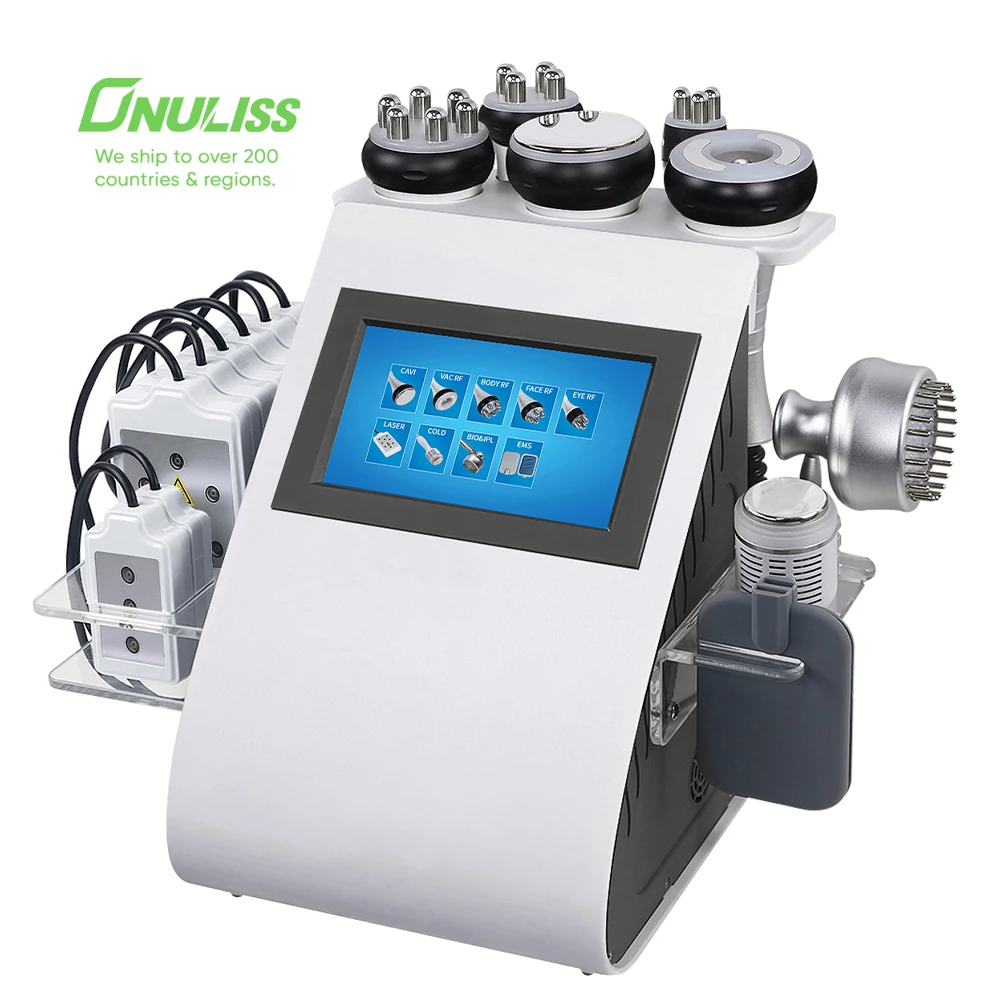 Professional 9 in 1 cavitation 40K Ultrasonic Cavitation Vacuum RF Body Slimming Machine
Professional 9 in 1 cavitation 40K Ultrasonic Cavitation Vacuum RF Body Slimming Machine