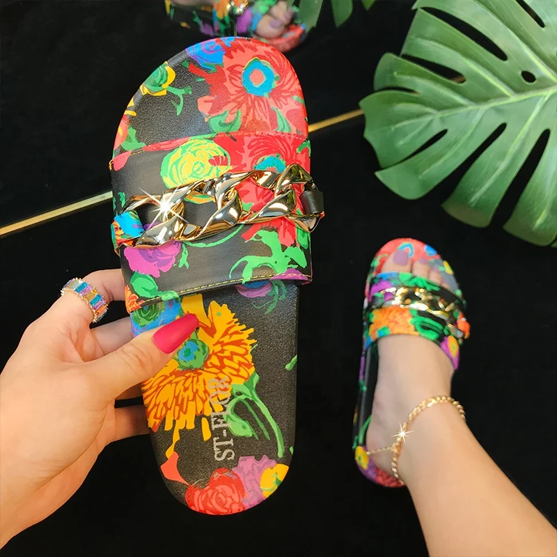 Lady Fashion Tie Dye Slippers Zapatos De Mujer Summer PVC Printing Floral Designer Sandals For Women, Black/white
Lady Fashion Tie Dye Slippers Zapatos De Mujer Summer PVC Printing Floral Designer Sandals For Women, Black/white