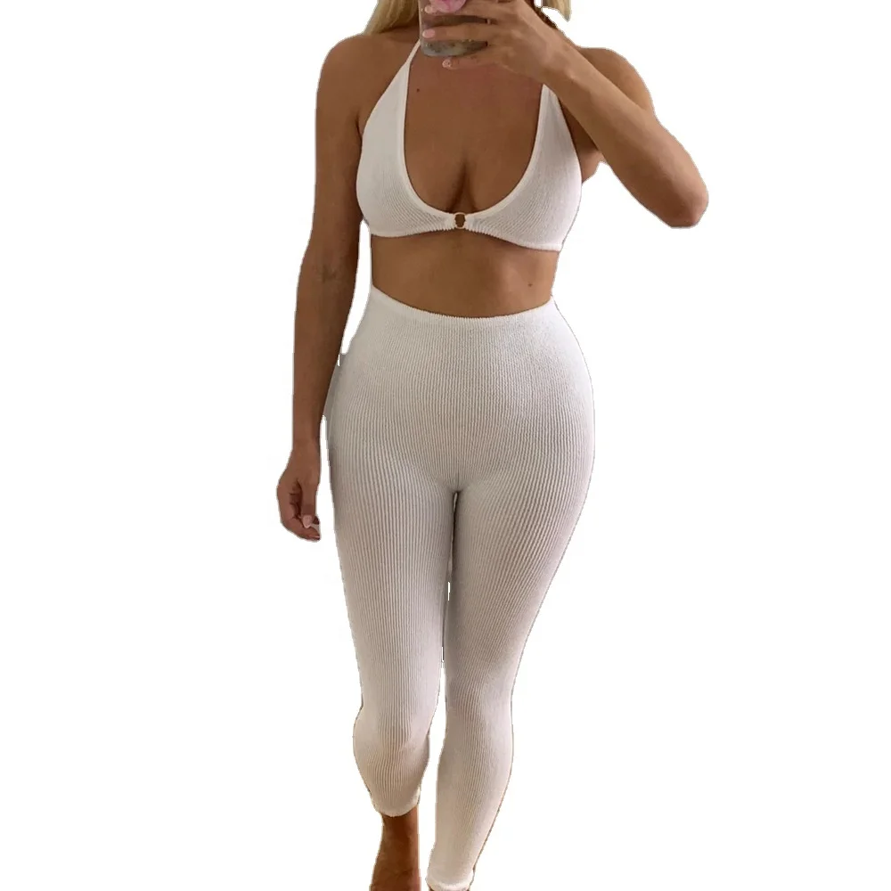 2021 Wholesale Price Summer Clothes Sexy Crop Top Leggings Suit women Two Piece Set, Multi colors
2021 Wholesale Price Summer Clothes Sexy Crop Top Leggings Suit women Two Piece Set, Multi colors
