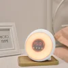 Message Smart Kids wake up light Sunrise Digital alarm clock with night light