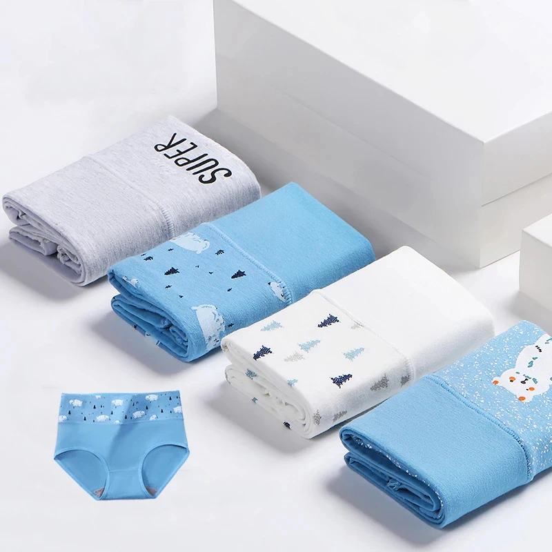 High Waist 4Pcs/Set Cotton Panties Women Slimming Fashion Print Briefs Underwear Breathable Comfort Female Lingerie Wholesale
High Waist 4Pcs/Set Cotton Panties Women Slimming Fashion Print Briefs Underwear Breathable Comfort Female Lingerie Wholesale