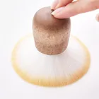 travel size oval makeup brush single makeup brush