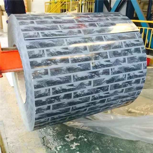 Imitate Brick pattern print PPGI/PPGL steel with competitive price