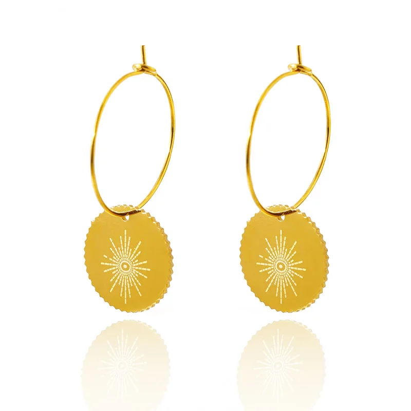 2021 Stainless Steel Round Hoop Earrings for Women Trendy Metal Texture Unusual Earrings Accessories Gift, Gold
2021 Stainless Steel Round Hoop Earrings for Women Trendy Metal Texture Unusual Earrings Accessories Gift, Gold