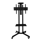 Mobile TV Stand Cart Vertical Sliding Bracket for 32-65 Inch Screen Size