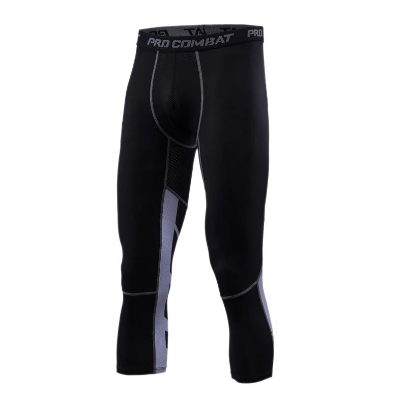 Factory Price Breathable Quick Dry Elastic Waist Polyester Men Sport Tight Leggings
Factory Price Breathable Quick Dry Elastic Waist Polyester Men Sport Tight Leggings