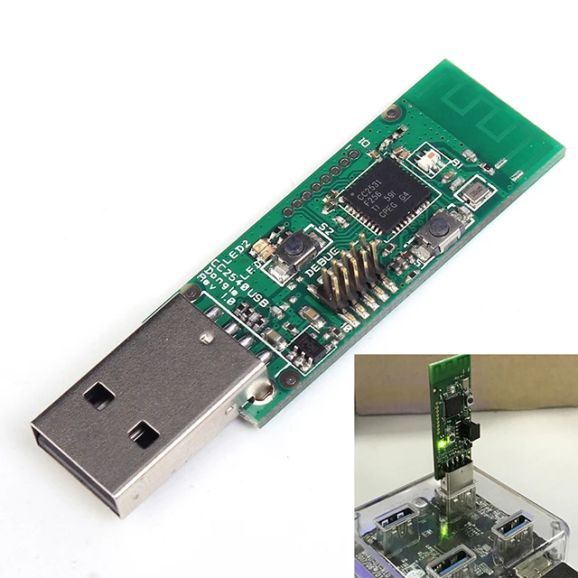 CC2531 USB Zigbee Module Wireless Sniffer Bare Board Packet Protocol Analyzer USB Interface Dongle Capture Packet Zigbee - ANKUX.COM