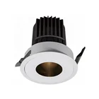 6W led spotlight cob adjustable and fixed led spotlight beam angle 15d 24d 36d