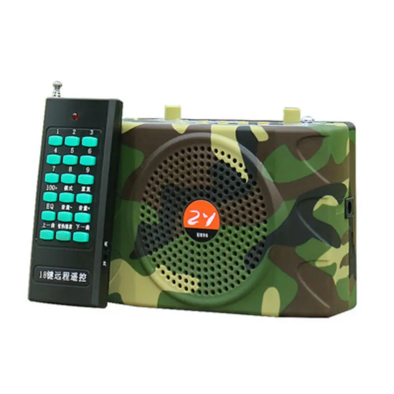 E898 Factory Offer Remote Control Bird Caller for Hunting with camouflage amplifier
E898 Factory Offer Remote Control Bird Caller for Hunting with camouflage amplifier