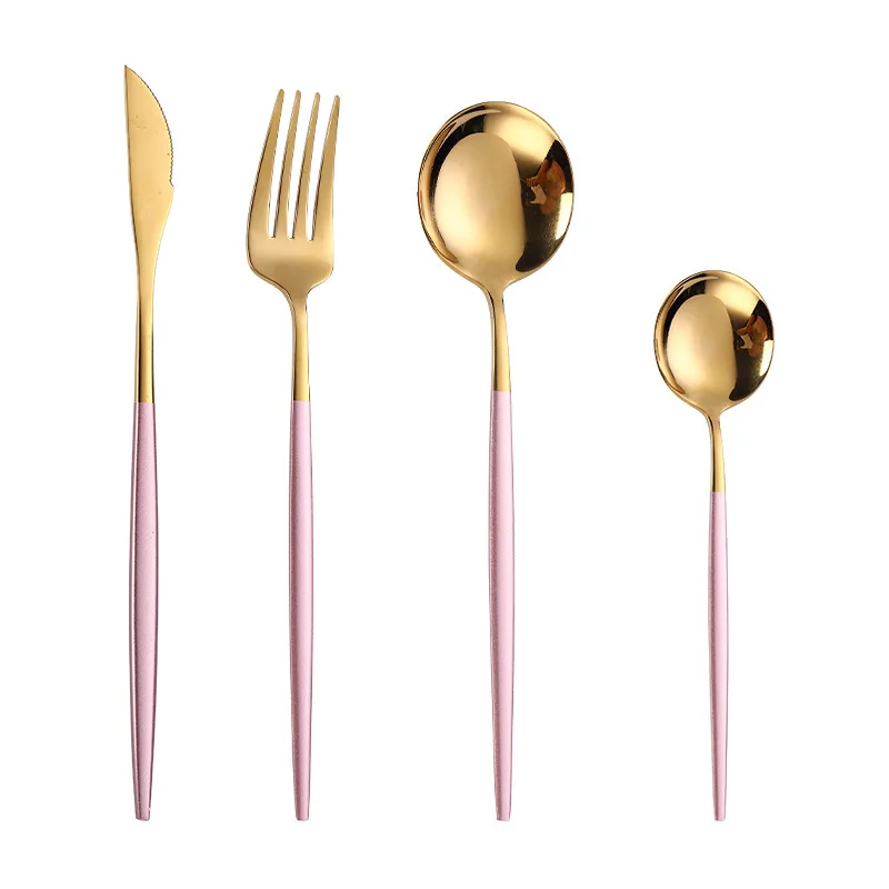 Luxury Tableware 18/10 Stainless Steel Sliverware Set Matte Cutlery Set Flatware Gold Cutlery For Spoons Forks Knives, Silver, gold
Luxury Tableware 18/10 Stainless Steel Sliverware Set Matte Cutlery Set Flatware Gold Cutlery For Spoons Forks Knives, Silver, gold