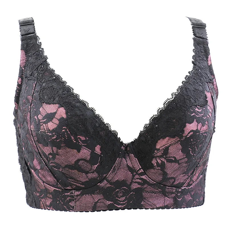 Wholesale Sexy Lace Large Size No Sponge, Steel Ring Thin Sexy Underwear Adjustable Top-up Gathering Bra Wholesale, 4color as pictures
Wholesale Sexy Lace Large Size No Sponge, Steel Ring Thin Sexy Underwear Adjustable Top-up Gathering Bra Wholesale, 4color as pictures