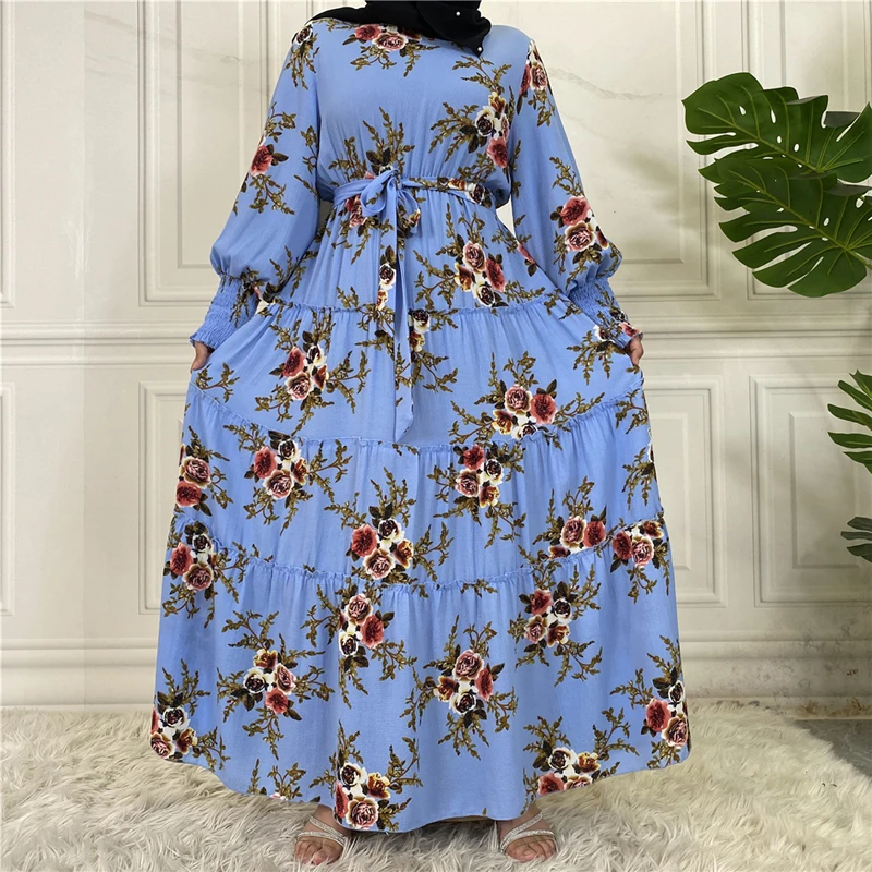 DDP Dropshipping Beautiful Blue Printed Elastic High Waist Dress Long Sleeve Large Hem Muslim Women Chiffon Modest Abaya Dress, Light brown,coffee,dark green,royal blue
DDP Dropshipping Beautiful Blue Printed Elastic High Waist Dress Long Sleeve Large Hem Muslim Women Chiffon Modest Abaya Dress, Light brown,coffee,dark green,royal blue
