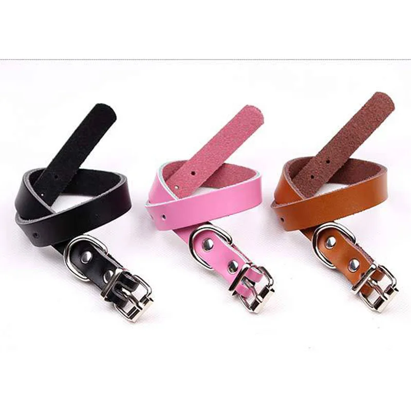 Wholesale hot simple adjustable custom leather dog collar for small dog pet collars for dogs
Wholesale hot simple adjustable custom leather dog collar for small dog pet collars for dogs