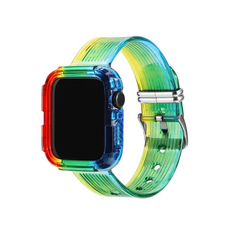 2021 Hot Sale Luxury For Apple Watch Accessories one-piece sports strap with protective case transparent silicone trend Fashion, Multicolor
2021 Hot Sale Luxury For Apple Watch Accessories one-piece sports strap with protective case transparent silicone trend Fashion, Multicolor