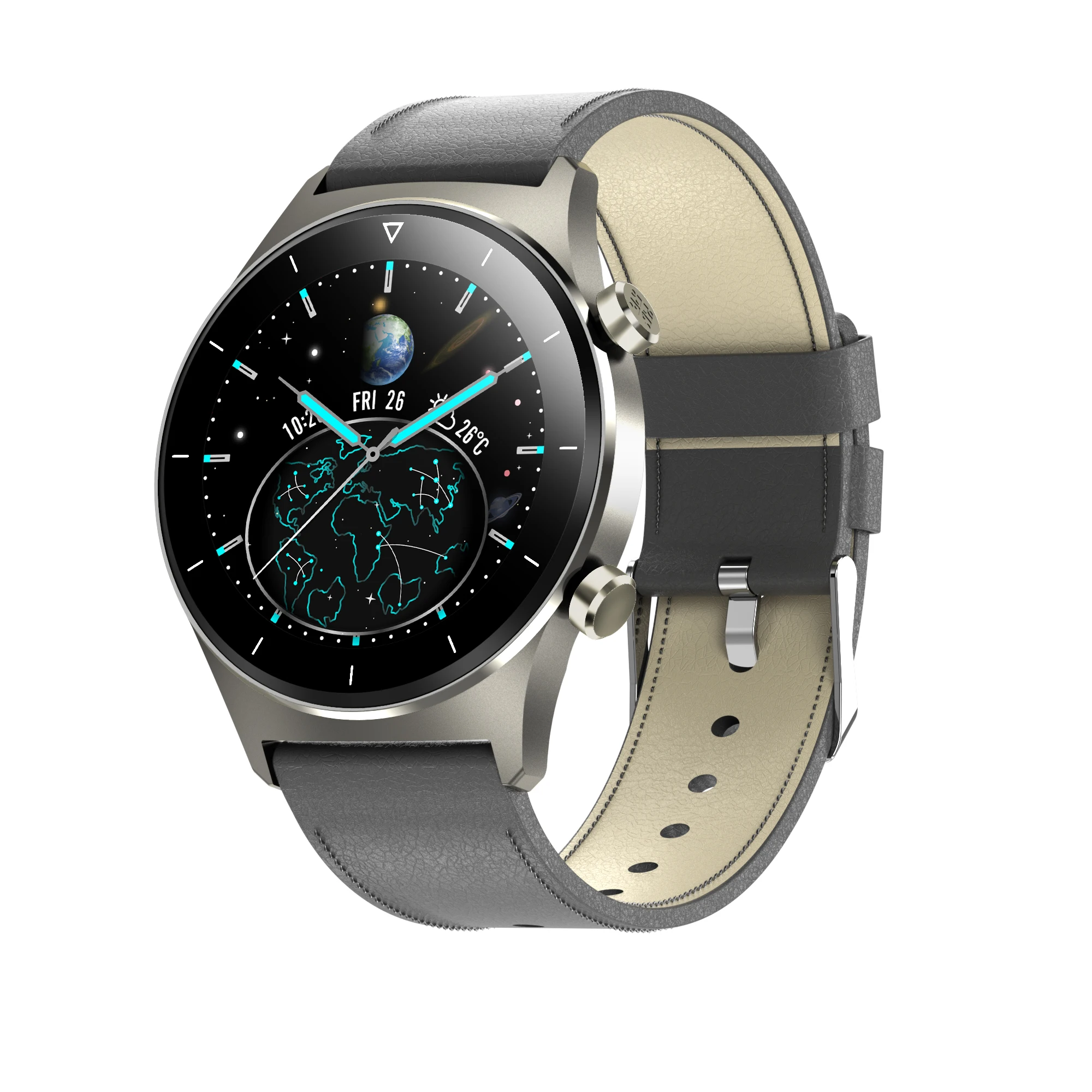 E13 Full Touch Screen Wrist Watch Interactive Music Fitness Blood Oxygen Round Ip68 Waterproof Swimming Sport Smart Watch
E13 Full Touch Screen Wrist Watch Interactive Music Fitness Blood Oxygen Round Ip68 Waterproof Swimming Sport Smart Watch