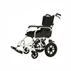 High quality steel manual wheelchair with breathable fabric cushion