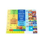 Promotional customizable paper printed dangle fridge magnet