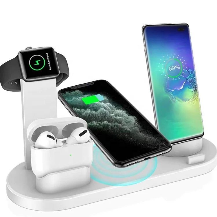 6 in 1 Portable Type-c Fortuner 10w Three in One Wireless Charger For mobile phone, Black white
6 in 1 Portable Type-c Fortuner 10w Three in One Wireless Charger For mobile phone, Black white