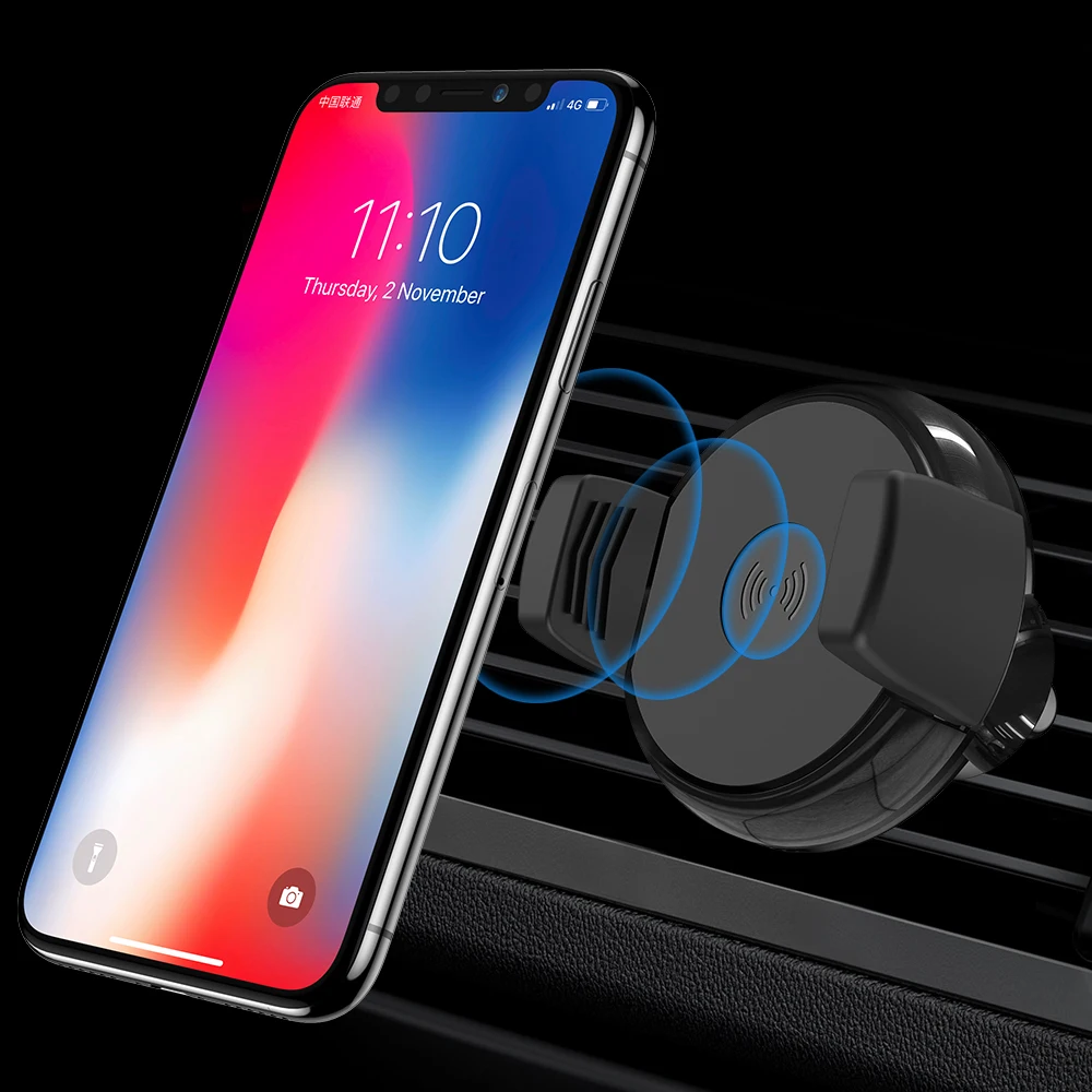 Free Shipping 1 Sample OK RAXFLY Black Air Vent Mount Cell Phone Qi Fast Wireless Car Charger With Holder
Free Shipping 1 Sample OK RAXFLY Black Air Vent Mount Cell Phone Qi Fast Wireless Car Charger With Holder