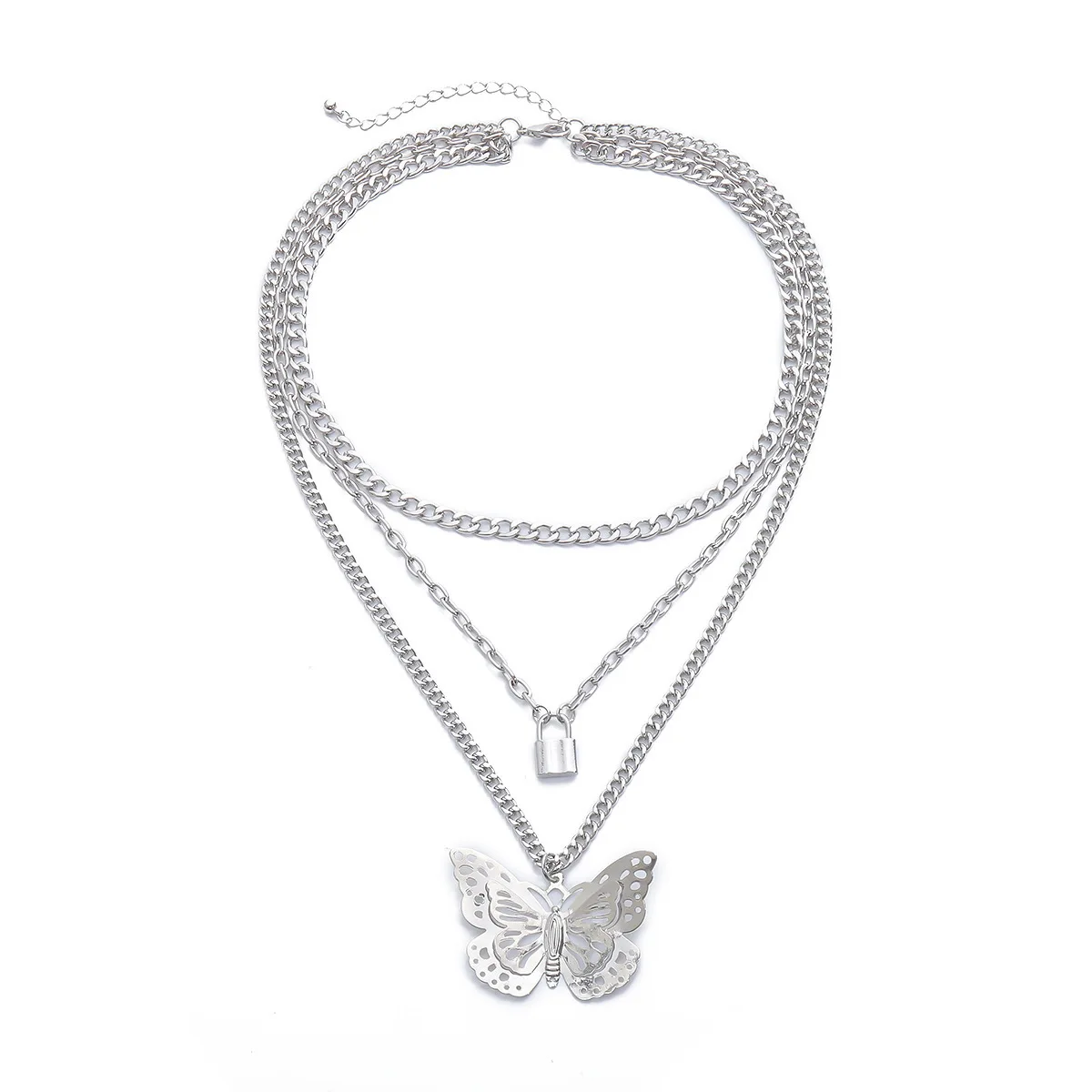 Factory Wholesale Women Fashion Necklace High Quality Jewelry Stainless Steel Butterfly Pendant Necklace, Silver
Factory Wholesale Women Fashion Necklace High Quality Jewelry Stainless Steel Butterfly Pendant Necklace, Silver