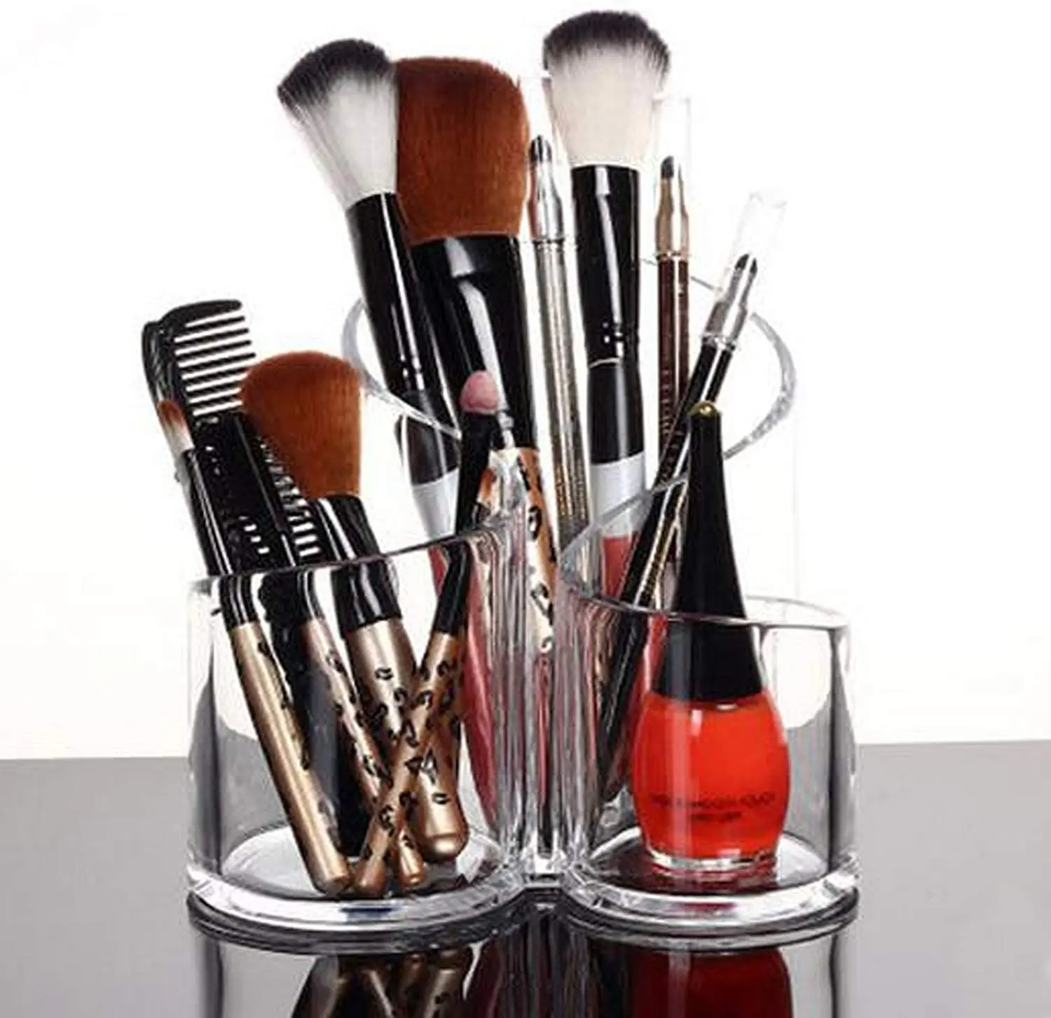 Round Acrylic Makeup Brush Holder Desk Organizer Cosmetics Organizer Lipstick Organizer, Silver/gold or customized
Round Acrylic Makeup Brush Holder Desk Organizer Cosmetics Organizer Lipstick Organizer, Silver/gold or customized
