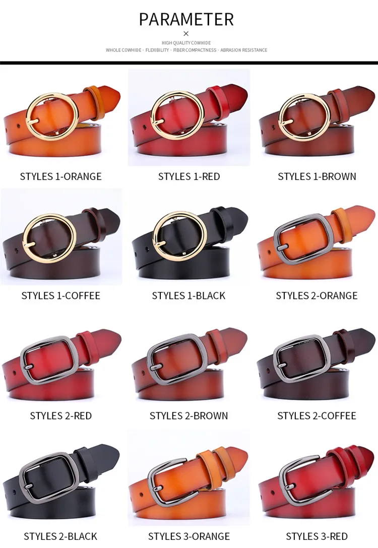 IGM Brand most popular good design fashion ladies leather belts women pu belts