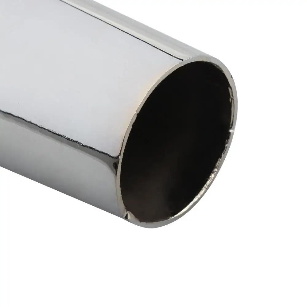 Chrome 430MM Galvanized Iron Motorcycle Exhaust Pipe for Harley Cafe Racer Bike