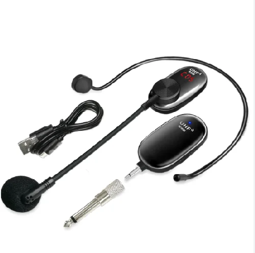 Xiexunda UHF wireless microphone with screen headset wireless portable lightweight microphone version of the amplifier
Xiexunda UHF wireless microphone with screen headset wireless portable lightweight microphone version of the amplifier