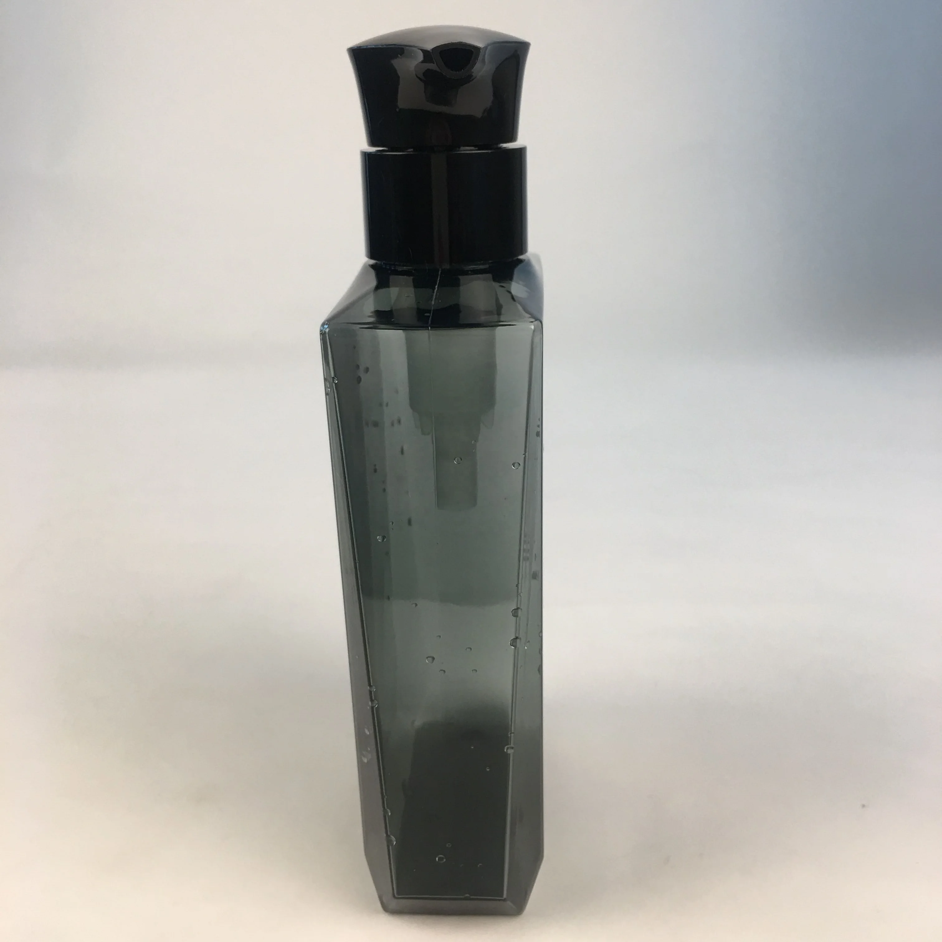 luxury look PET transparent plastic pump bottle square shape for shampoo body wash foamer hand wash 350ml