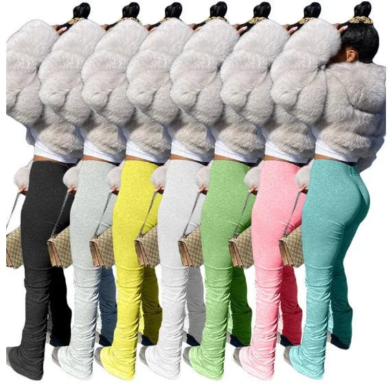 8 colors Fashion Summer Plus Size Casual Yoga Pants Sports Joggers Trousers Stacked Sweatpants for women
8 colors Fashion Summer Plus Size Casual Yoga Pants Sports Joggers Trousers Stacked Sweatpants for women