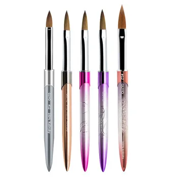 GUYO custom pinceles 100% pure kolinsky acrylic nail art brush
GUYO custom pinceles 100% pure kolinsky acrylic nail art brush