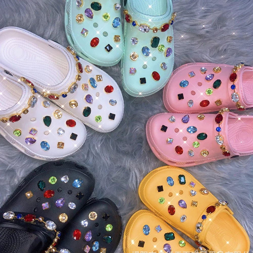 2021 hot sale designer women rhinestone shoes with bling charms fall women's clogs shoes, Picture
2021 hot sale designer women rhinestone shoes with bling charms fall women's clogs shoes, Picture
