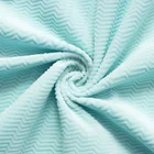 New ventilation and warmth preservation100% Polyester Printed Burn Out Plain Velvet Fabric for clothing