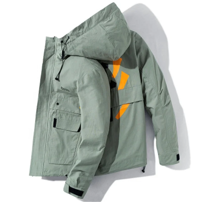 Spring Autumn New Fashion Hip Hop Men's Jackets Casual Hooded Sports Trend Thin Jacket, Black/army green/beige
Spring Autumn New Fashion Hip Hop Men's Jackets Casual Hooded Sports Trend Thin Jacket, Black/army green/beige