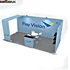 10x20 AluminumTension Fabric Trade Show Booth
