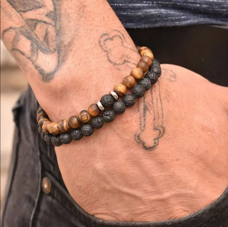 2Pcs/Set Couples Distance Male Black Lava Stone Female Wood Beads Charm Bracelets Women Men Beaded Bracelet
2Pcs/Set Couples Distance Male Black Lava Stone Female Wood Beads Charm Bracelets Women Men Beaded Bracelet