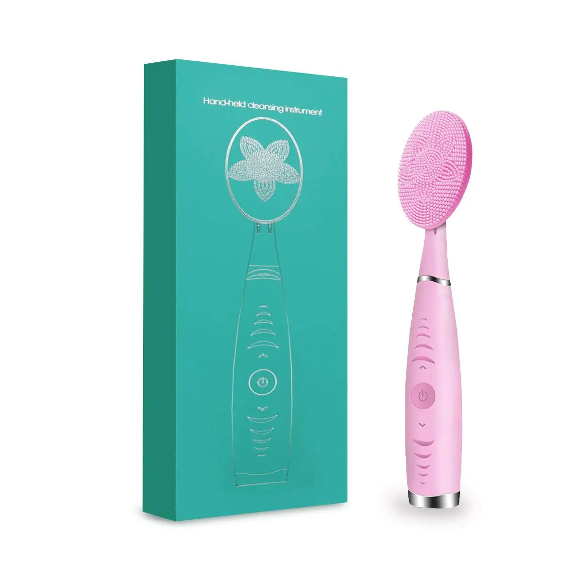 Dropshipping Silicone Sonic Facial Cleansing Brush Face Deep Cleaning Vibration Skin Care Handle Special Personal Care Silicone, Blue+pink
Dropshipping Silicone Sonic Facial Cleansing Brush Face Deep Cleaning Vibration Skin Care Handle Special Personal Care Silicone, Blue+pink