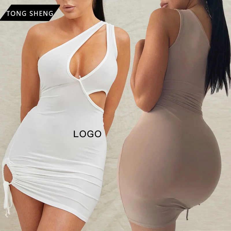 Wholesale High Quality Women Fashion Sexy Casual Bodycon Dress One Shoulder Hollow out Lace Up Dress, Customized color
Wholesale High Quality Women Fashion Sexy Casual Bodycon Dress One Shoulder Hollow out Lace Up Dress, Customized color