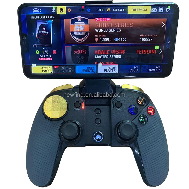 PG 9118 2.4G Mobile Gamepad Phone Game Controller for Call of Duty / PUBG, Silver or gold
PG 9118 2.4G Mobile Gamepad Phone Game Controller for Call of Duty / PUBG, Silver or gold