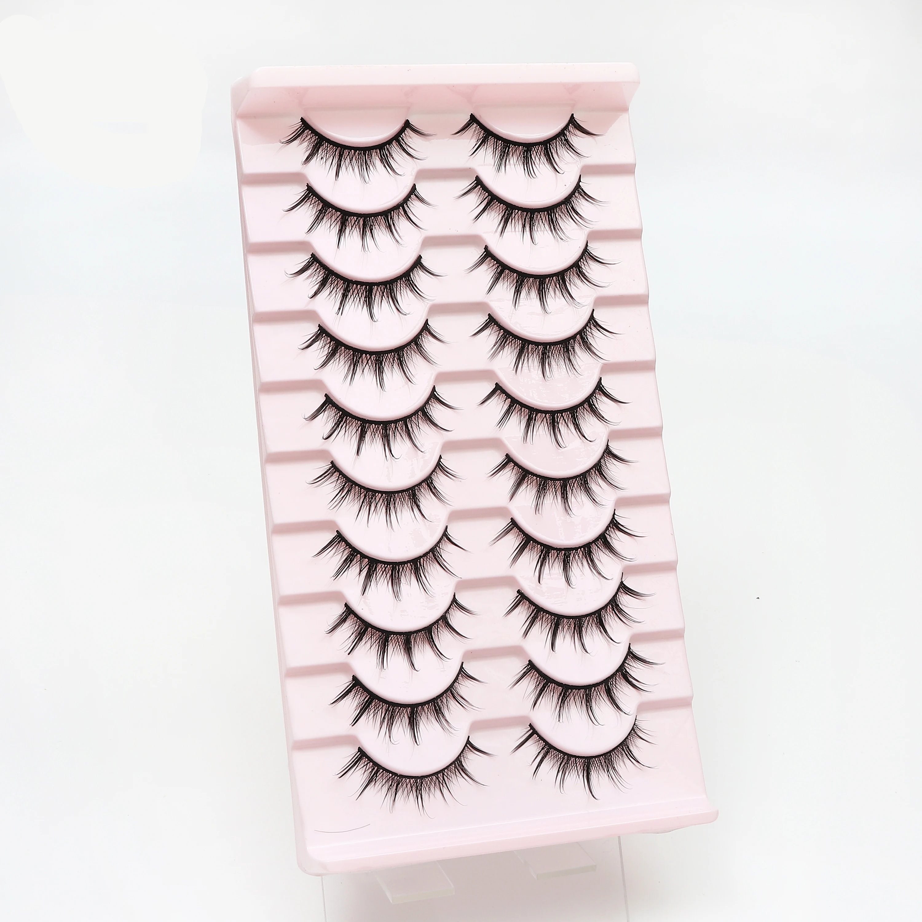 Custom Packaging 10 Pair Manga Lashes Little Devil Anime Cosplay Natural Wispy Fairy Cross Lashes Eyelash Extensi
Custom Packaging 10 Pair Manga Lashes Little Devil Anime Cosplay Natural Wispy Fairy Cross Lashes Eyelash Extensi