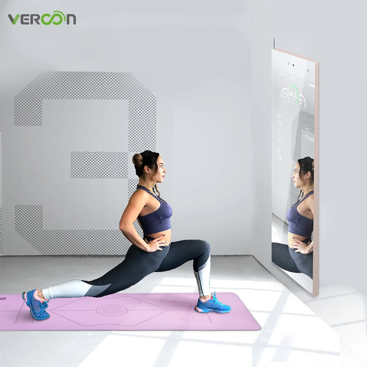 Customized Touch Screen Mirror Floor Standing Full Body Workout Fitness Large Size Smart Mirror
Customized Touch Screen Mirror Floor Standing Full Body Workout Fitness Large Size Smart Mirror