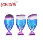 Yaeshii For SALE Fashion Fish Scales Makeup Brushes Mermaid Brushes Face Blush Makeup Blending Highlighter Brush