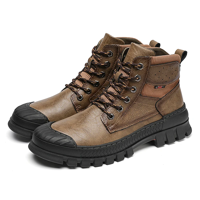 Hot Selling men shoes men's high-top boots leather men's shoes outdoor hiking shoes, Optional
Hot Selling men shoes men's high-top boots leather men's shoes outdoor hiking shoes, Optional