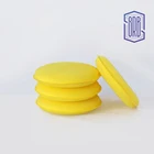 SURAINBOW Cheaper Round Shape Yellow Car Cleaning Wash Sponge Wax T-619