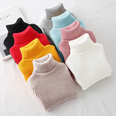 Girls' turtle neck sweater Pullover knitting girls' sweater new in autumn and winter 2020
Girls' turtle neck sweater Pullover knitting girls' sweater new in autumn and winter 2020